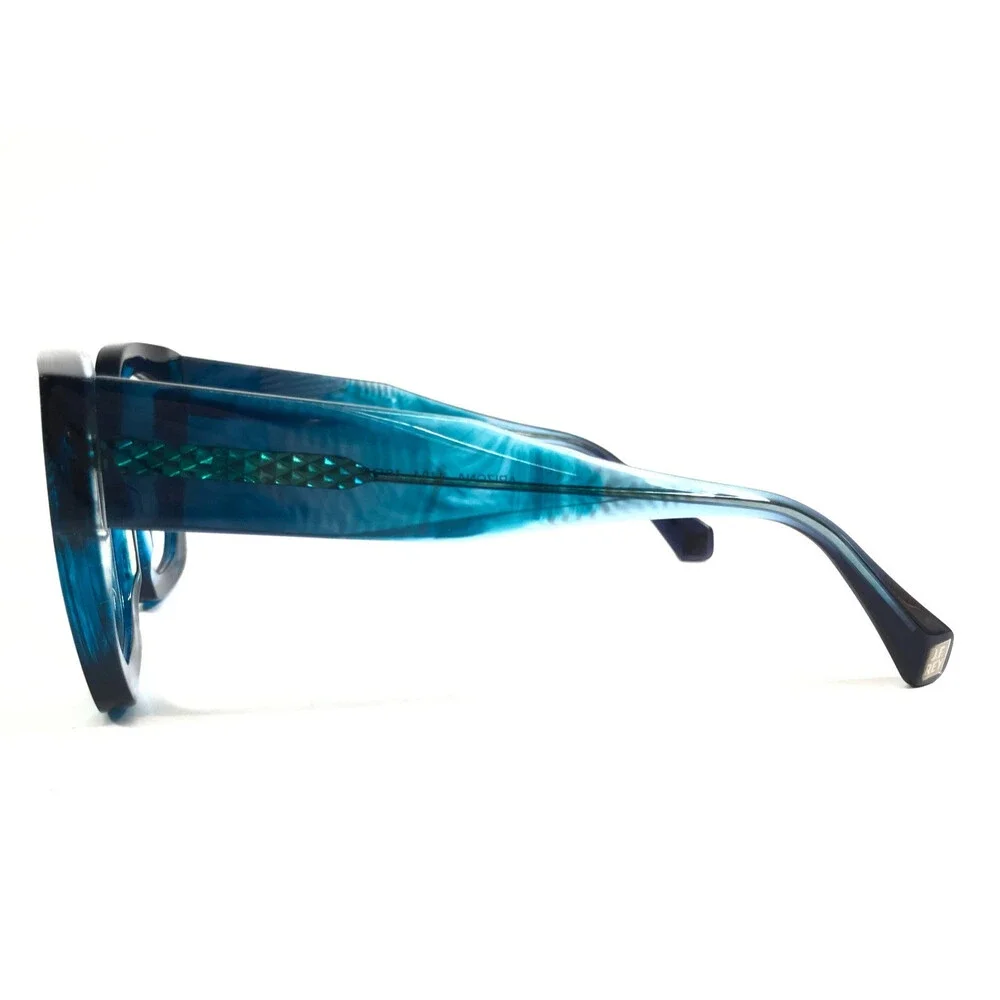 J.F. Rey Eyeglasses Frames ARIZONA 4424 Green Peacock/Turquoise Square 48-22-143